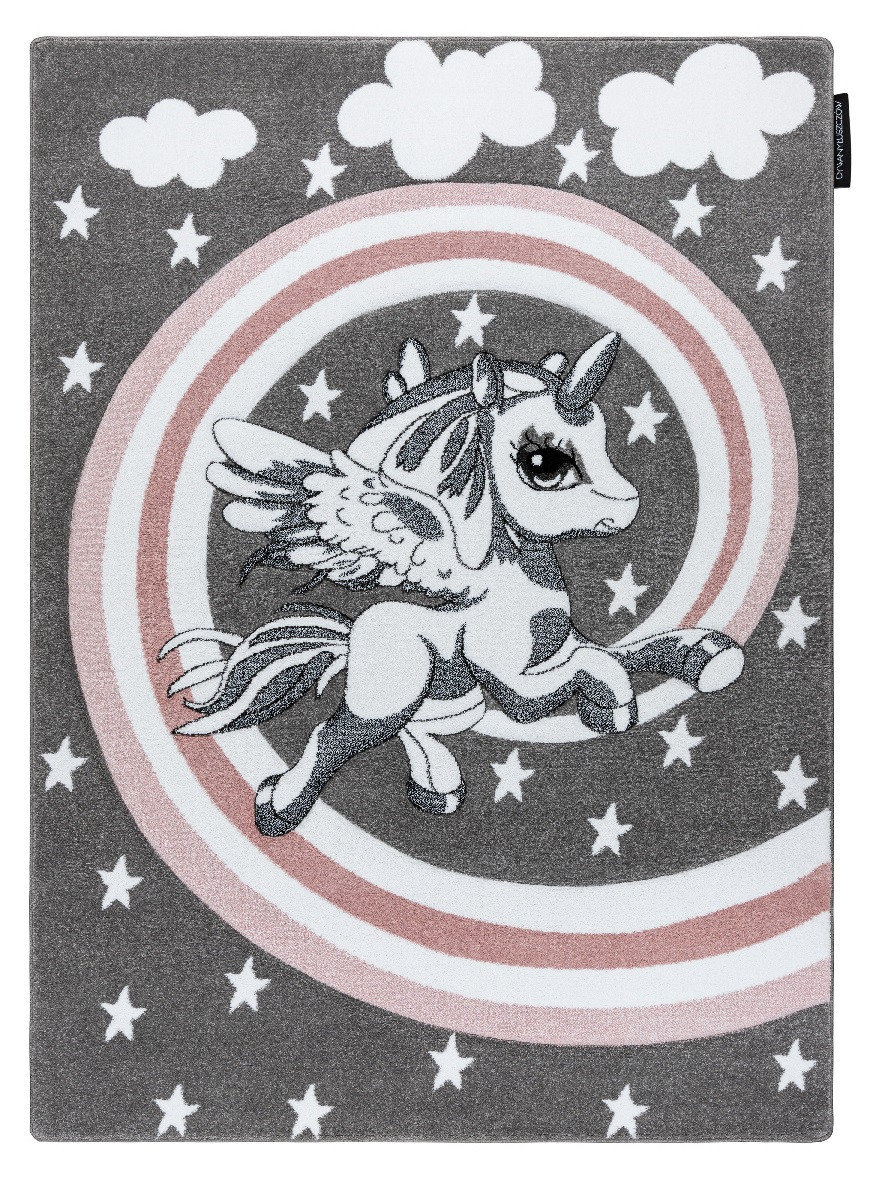 Dětský kusový koberec Petit Pony grey