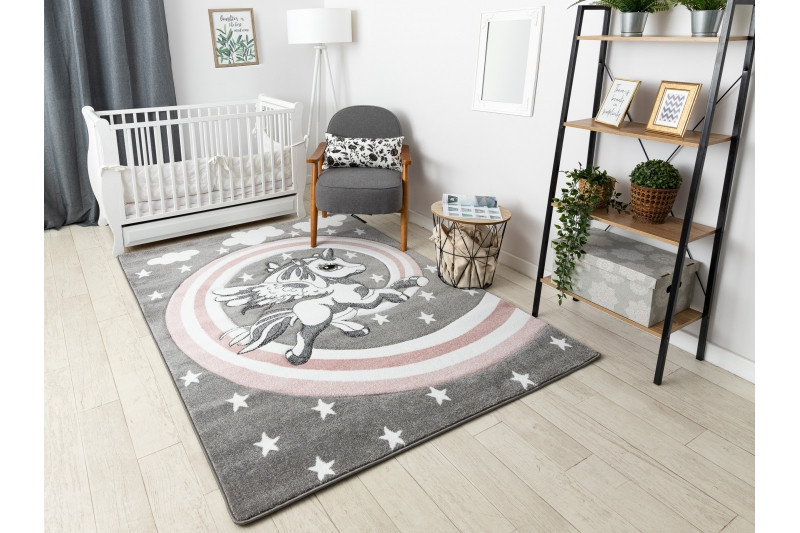 Dětský kusový koberec Petit Pony grey 3