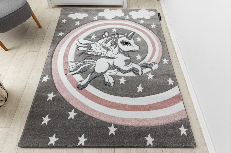 Dětský kusový koberec Petit Pony grey 160x220 cm (obrázek 7)