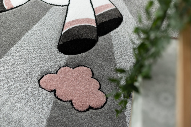 Dětský kusový koberec Petit Unicorn grey 2