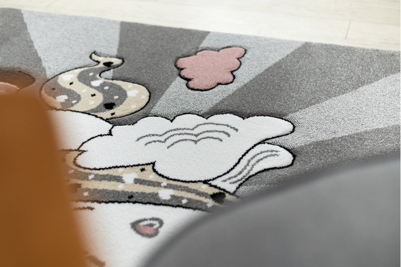 Dětský kusový koberec Petit Unicorn grey 3