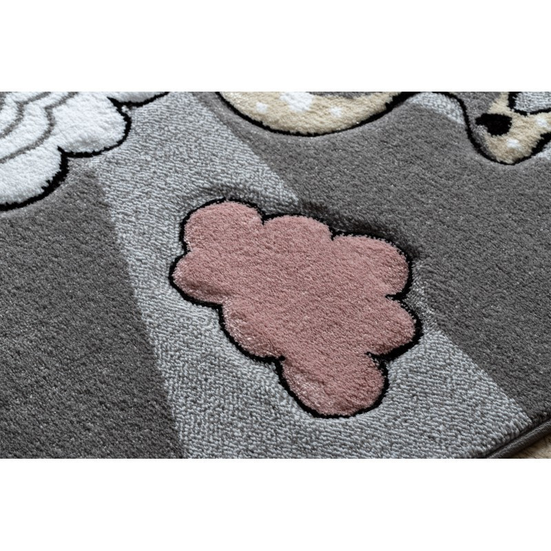 Dětský kusový koberec Petit Unicorn grey 4