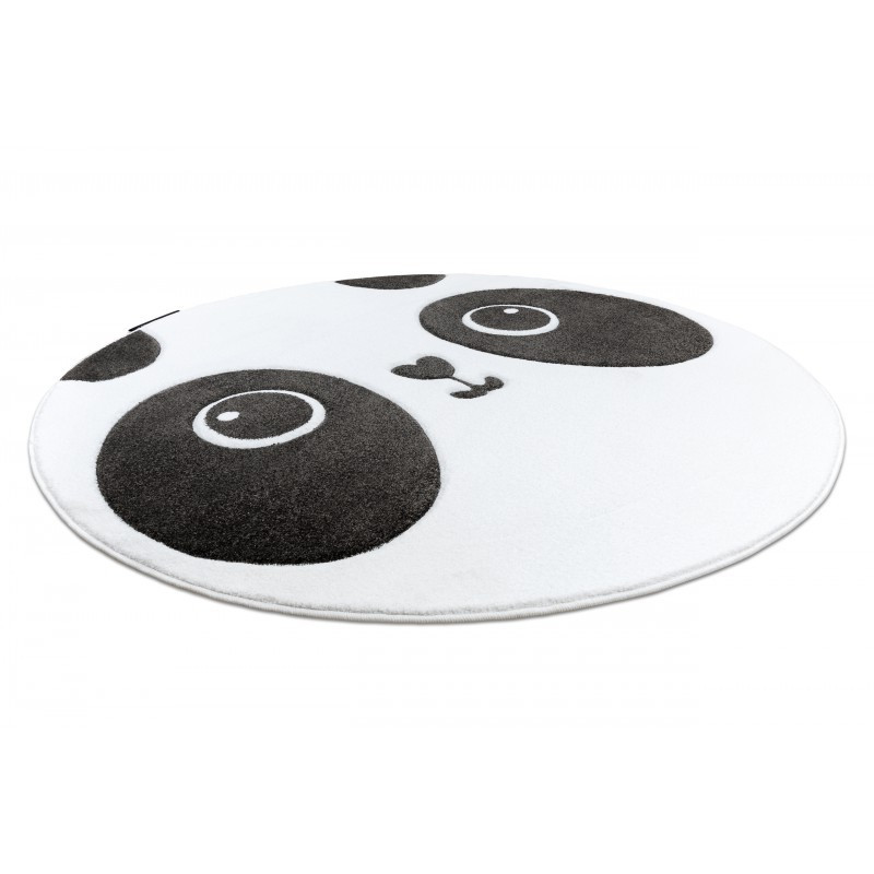 Dětský kusový koberec Petit Panda white kruh 2