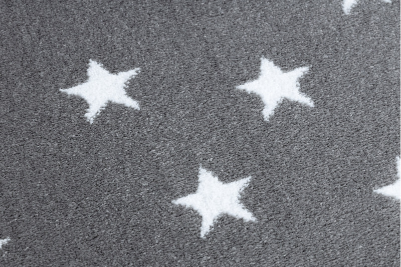 Dětský kusový koberec Petit Cloud stars grey 4