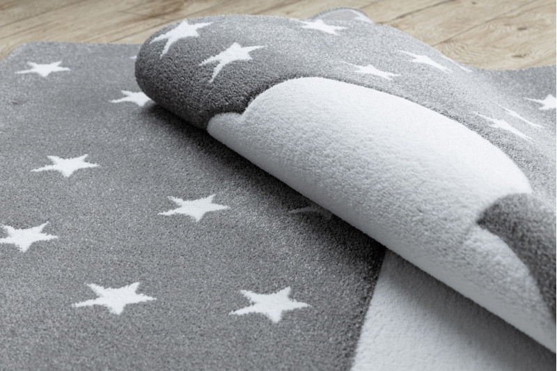 Dětský kusový koberec Petit Cloud stars grey 140x190 cm (obrázek 8)