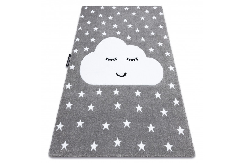 Dětský kusový koberec Petit Cloud stars grey 140x190 cm (obrázek 15)