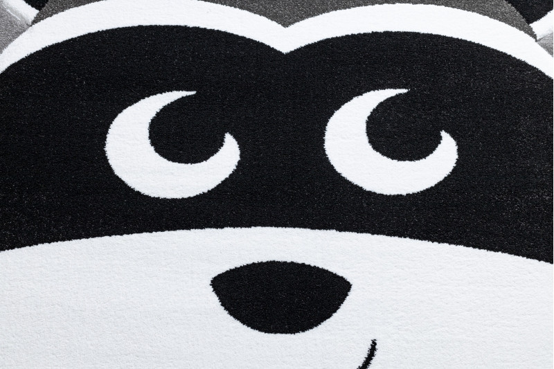 Dětský kusový koberec Petit Raccoon mukki grey 4