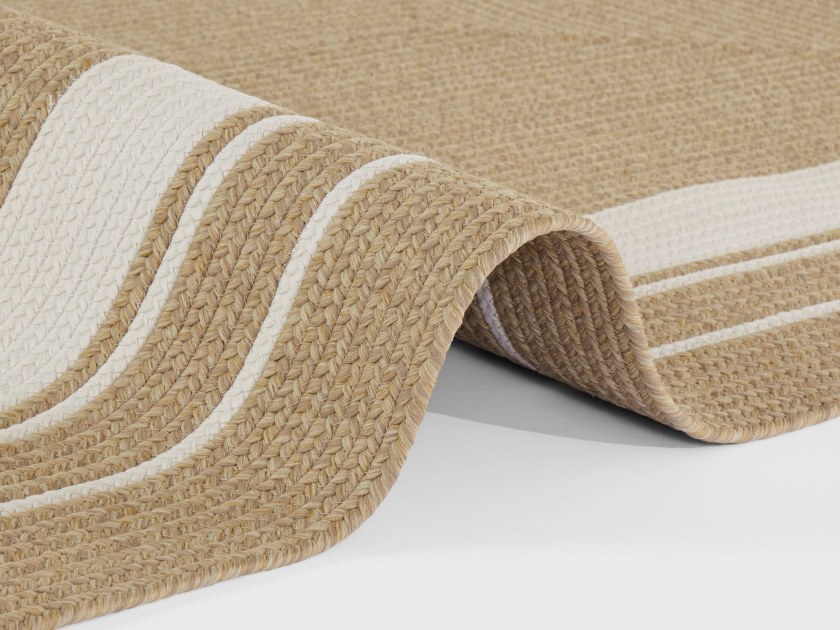 Kusový koberec Braided 105556 Creme Beige – na ven i na doma 2