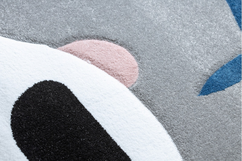 Dětský kusový koberec Petit Panda grey 5