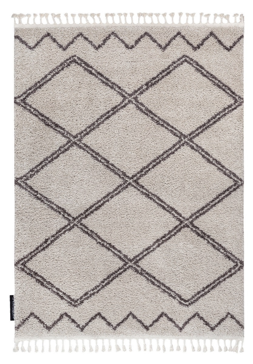 Kusový koberec Berber Asila B5970 cream and brown