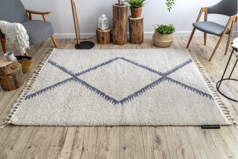 Kusový koberec Berber Maknes B5910 cream and grey 4