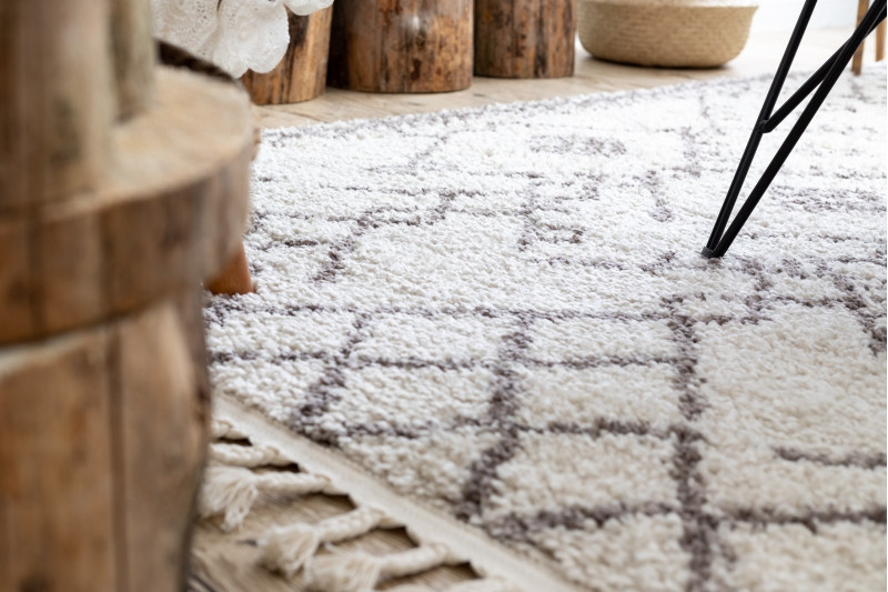 Kusový koberec Berber Tanger B5940 cream and brown 80x150 cm (obrázek 11)