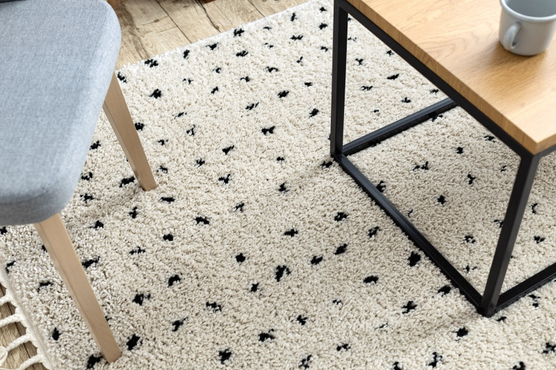 Kusový koberec Berber Syla B752 dots cream 2