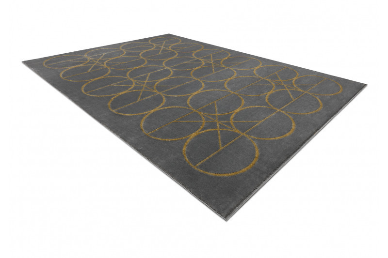 Kusový koberec Emerald 1010 grey and gold 80x150 cm (obrázek 9)