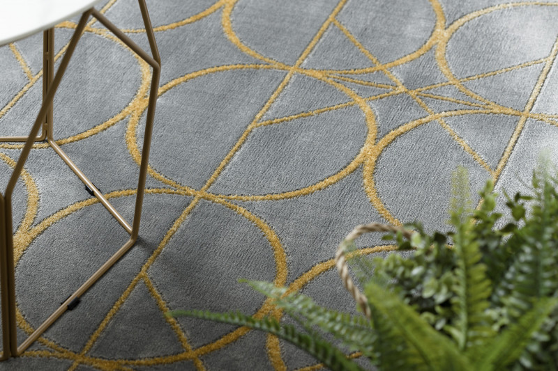 Kusový koberec Emerald 1010 grey and gold 80x150 cm (obrázek 11)