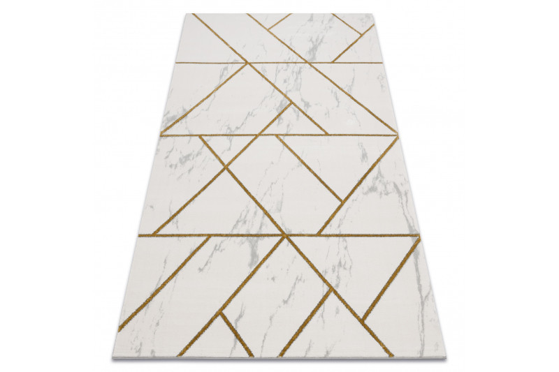Kusový koberec Emerald geometric 1012 cream and gold 80x150 cm (obrázek 8)
