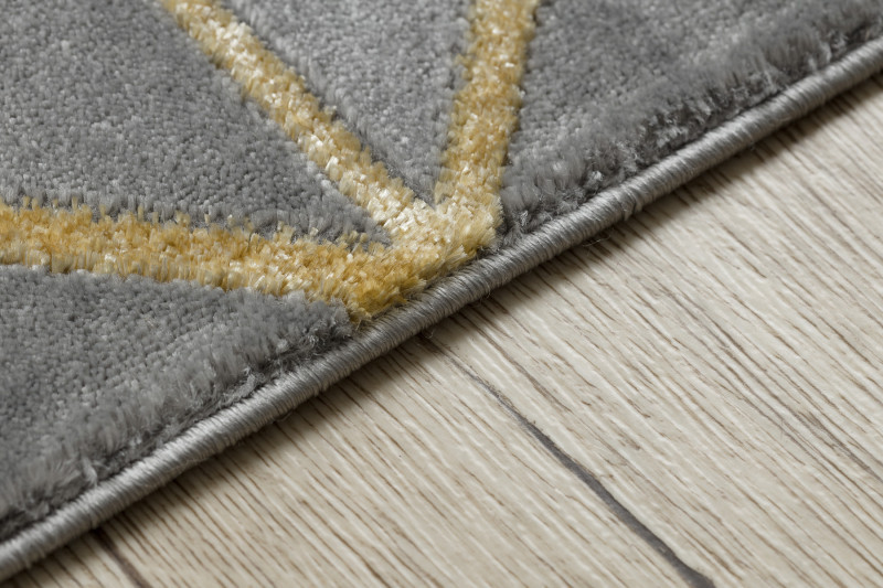 Kusový koberec Emerald geometric 1012 grey and gold 5