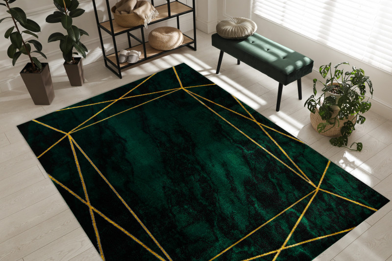 Kusový koberec Emerald 1022 green and gold 80x150 cm (obrázek 10)