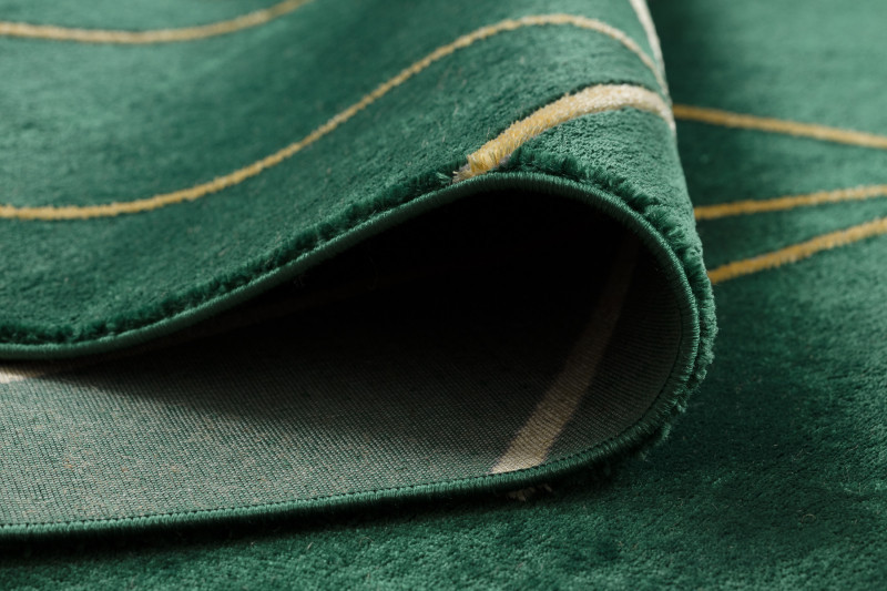 Kusový koberec Emerald 1013 green and gold 2