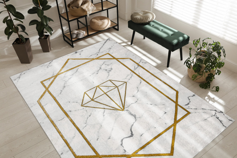 Kusový koberec Emerald diamant 1019 cream and gold 3