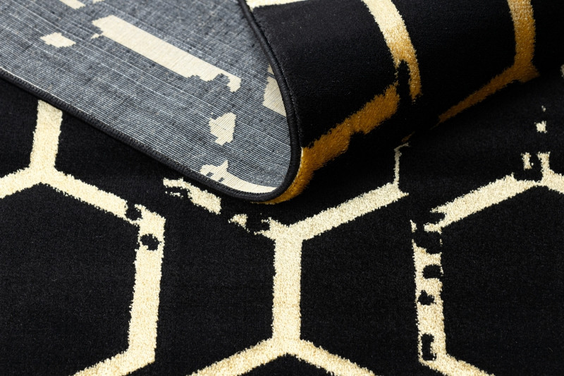Kusový koberec Gloss BB407C C72 86 black/gold 120x170 cm (obrázek 10)