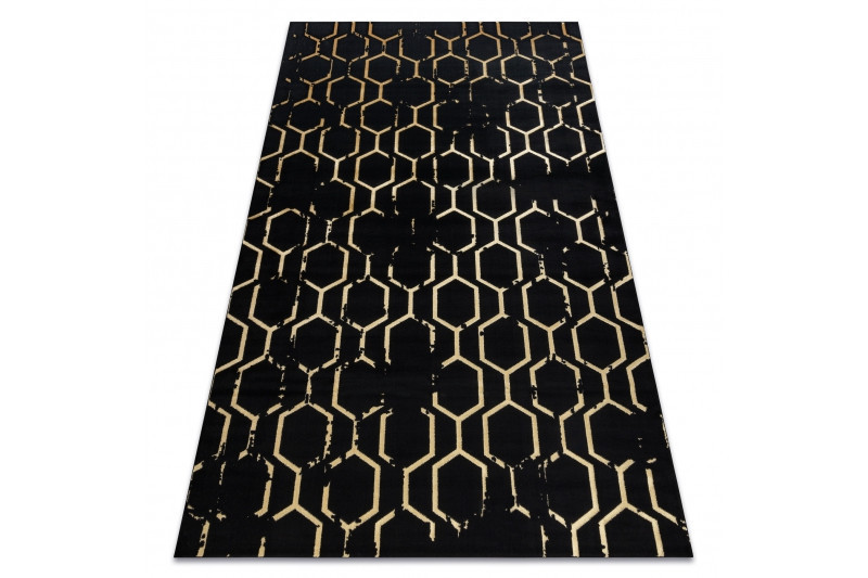 Kusový koberec Gloss BB407C C72 86 black/gold 120x170 cm (obrázek 12)
