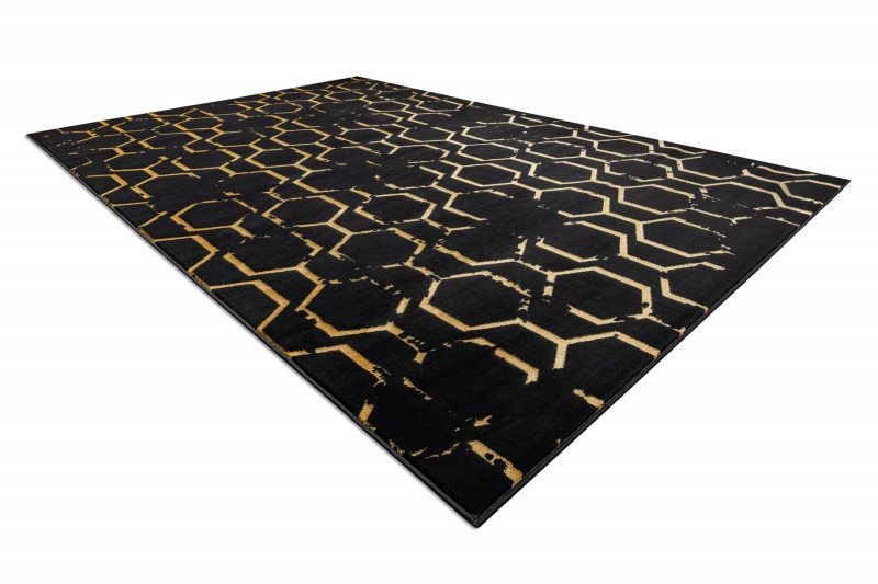 Kusový koberec Gloss BB407C C72 86 black/gold 120x170 cm (obrázek 13)