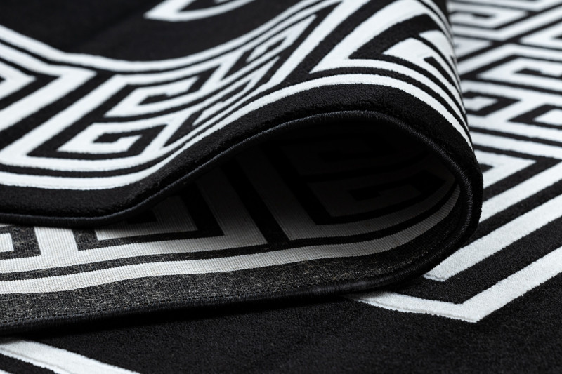 Kusový koberec Gloss 6776 85 greek black/ivory 80x150 cm (obrázek 8)