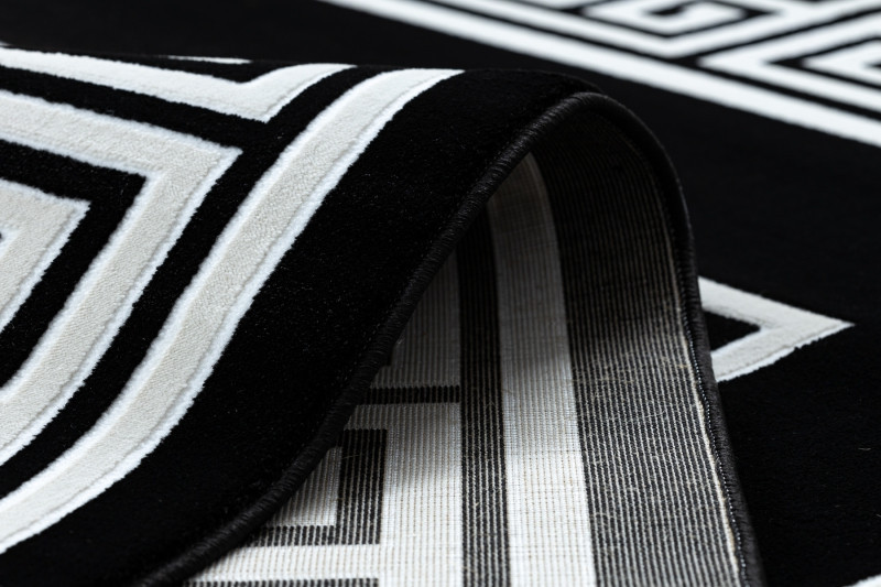 Kusový koberec Gloss 6776 85 greek black/ivory 80x150 cm (obrázek 9)