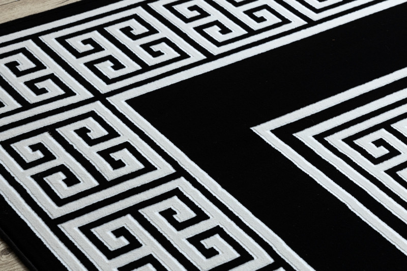 Kusový koberec Gloss 6776 85 greek black/ivory 80x150 cm (obrázek 13)