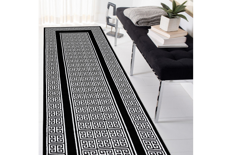Běhoun Gloss 6776 85 greek black/ivory 60x300 cm (obrázek 7)