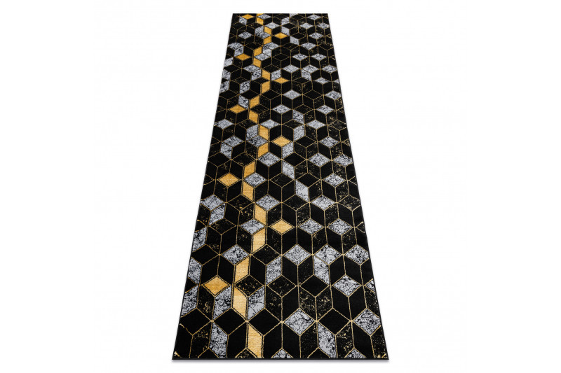 Běhoun Gloss 400B 86 3D geometric black/gold 2