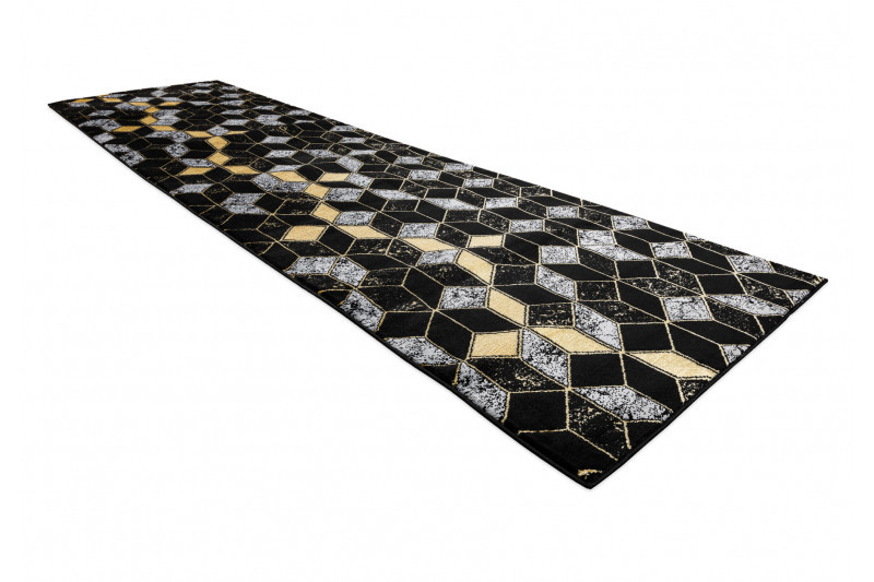 Běhoun Gloss 400B 86 3D geometric black/gold 4