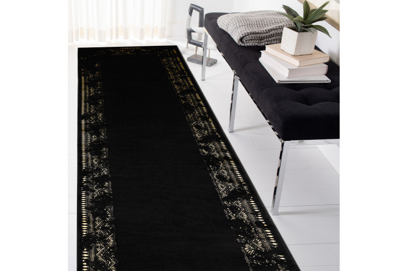Běhoun Gloss 408C 86 geometric black/gold 3