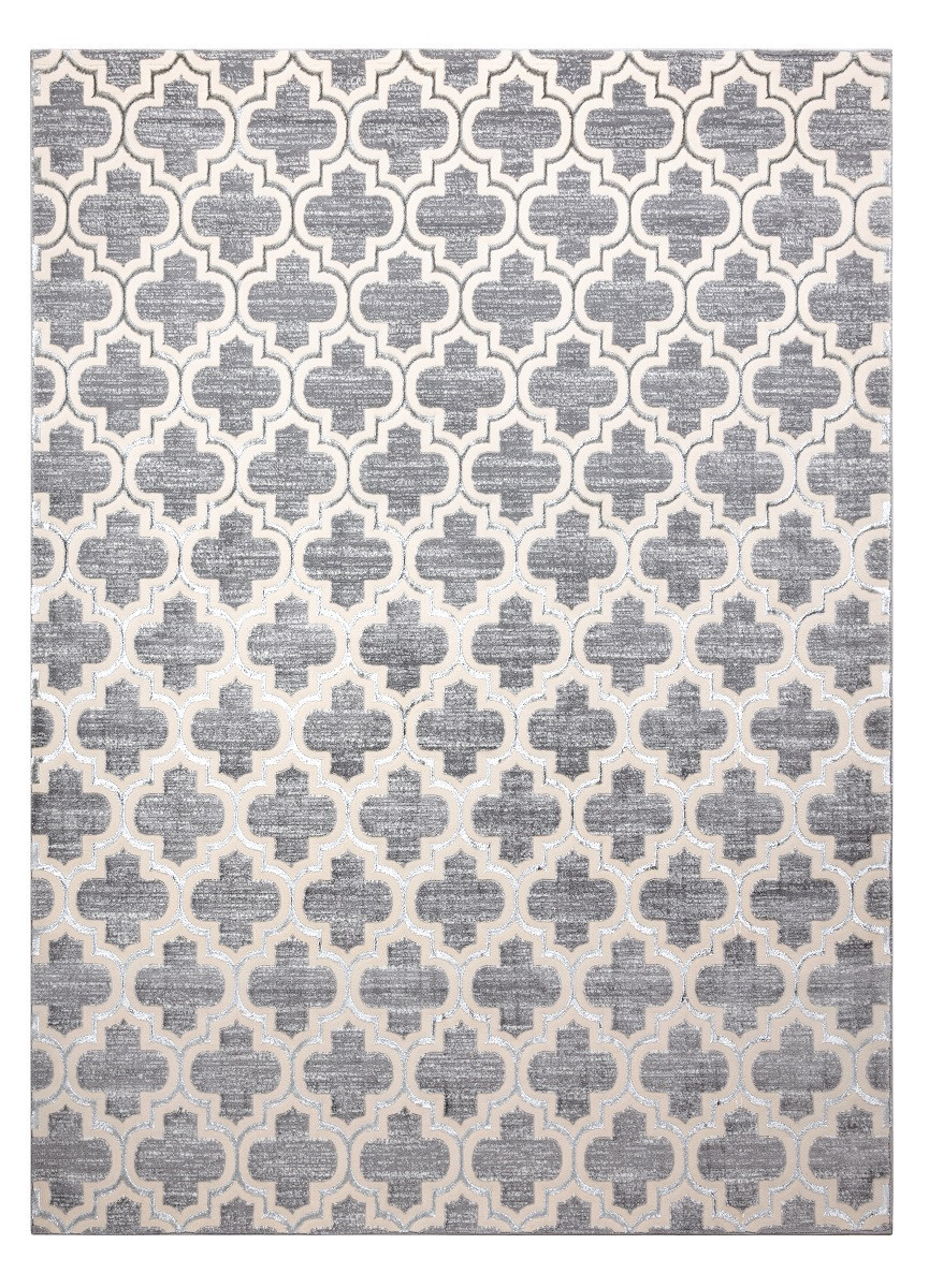 Kusový koberec Core W6764 Trellis grey/cream