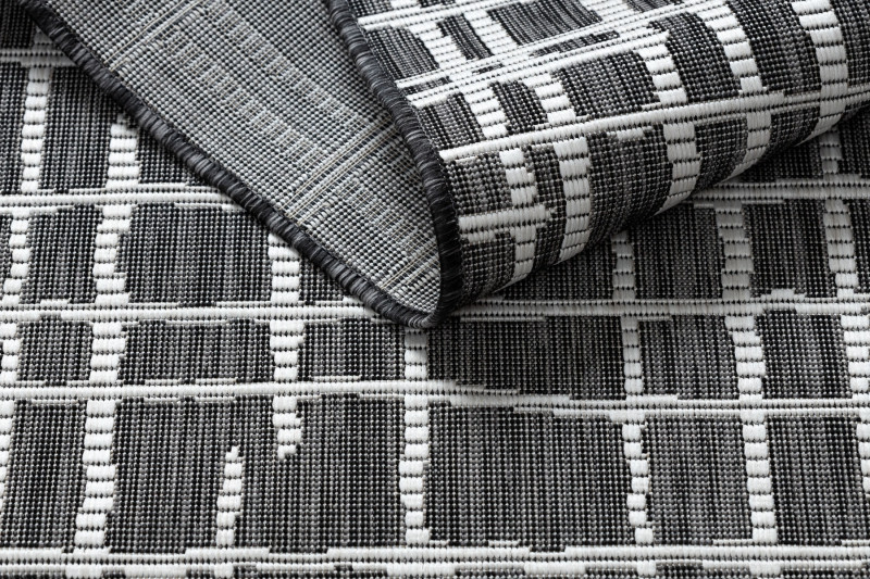 Kusový koberec Sion Sisal Trellis 22144 black/ecru – na ven i na doma 3