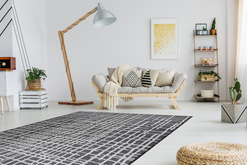 Kusový koberec Sion Sisal Trellis 22144 black/ecru – na ven i na doma 5