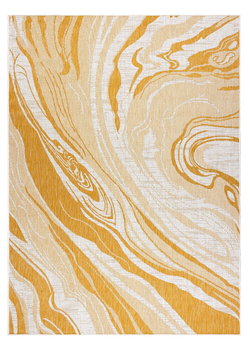 Kusový koberec Sion Sisal Marble 22169 ecru/yellow – na ven i na doma