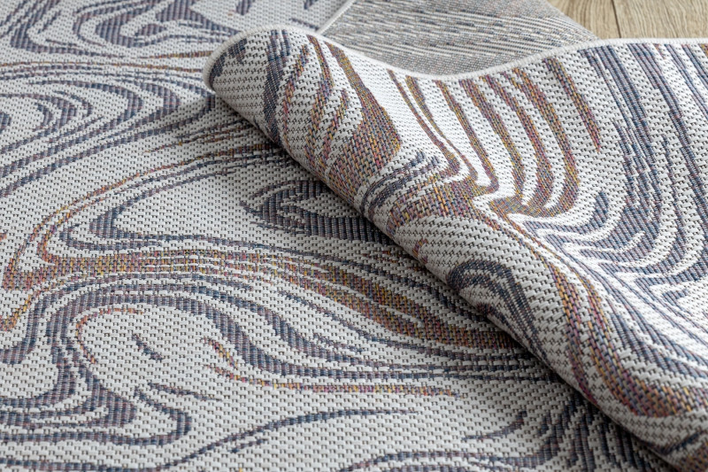 Kusový koberec Sion Sisal Waves 2836 ecru/blue/pink – na ven i na doma 2