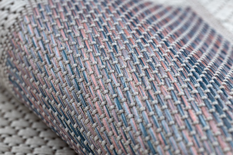 Kusový koberec Sion Sisal Triangles 3006 ecru/pink – na ven i na doma 3