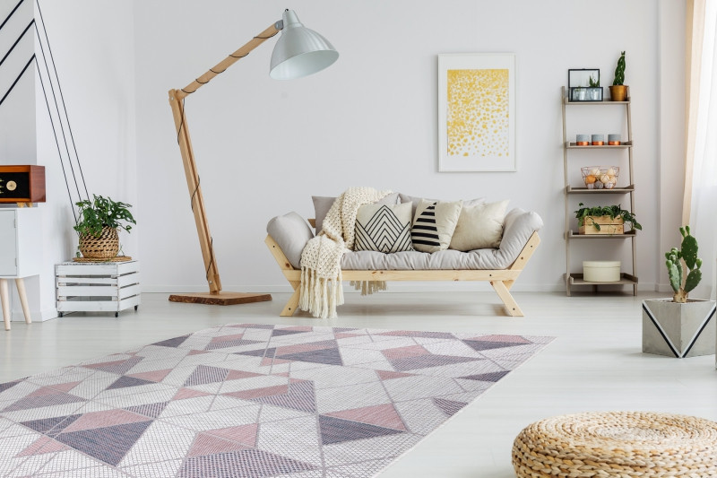 Kusový koberec Sion Sisal Triangles 3006 ecru/pink – na ven i na doma 80x150 cm (obrázek 9)