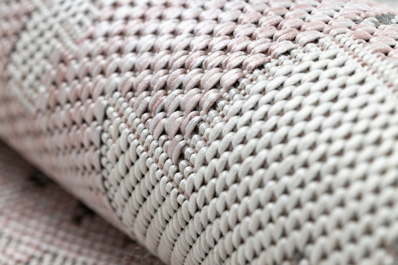 Kusový koberec Sion Sisal Aztec 3007 pink/ecru – na ven i na doma 5