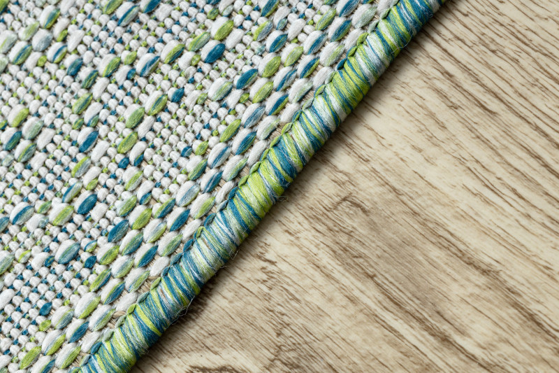 Kusový koberec Sion Sisal Aztec 22184 green/blue/ecru – na ven i na doma 5