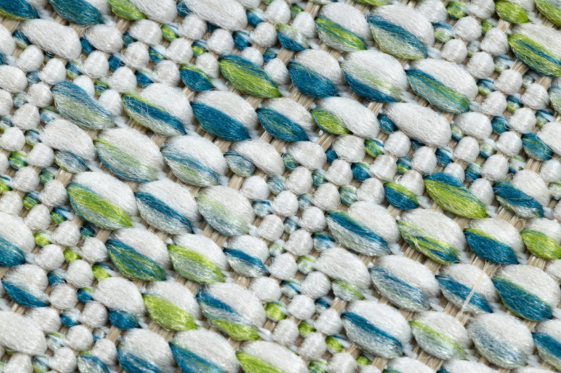 Kusový koberec Sion Sisal Aztec 22184 green/blue/ecru – na ven i na doma 80x150 cm (obrázek 6)
