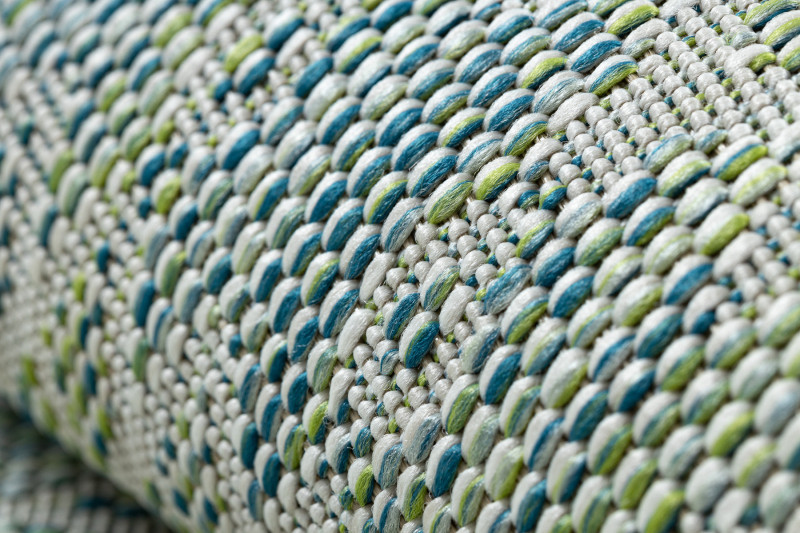 Kusový koberec Sion Sisal Aztec 22184 green/blue/ecru – na ven i na doma 80x150 cm (obrázek 11)