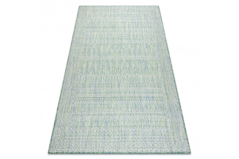 Kusový koberec Sion Sisal Aztec 22184 green/blue/ecru – na ven i na doma 80x150 cm (obrázek 13)