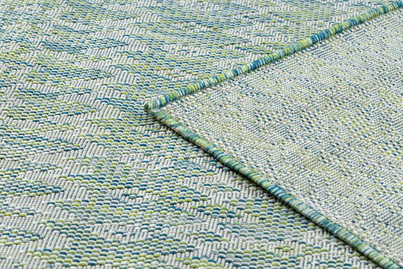 Kusový koberec Sion Sisal Aztec 22184 green/blue/ecru – na ven i na doma 80x150 cm (obrázek 14)