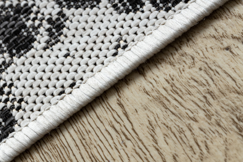 Kusový koberec Sion Sisal Snake`s skin 22162 ecru/black – na ven i na doma 4