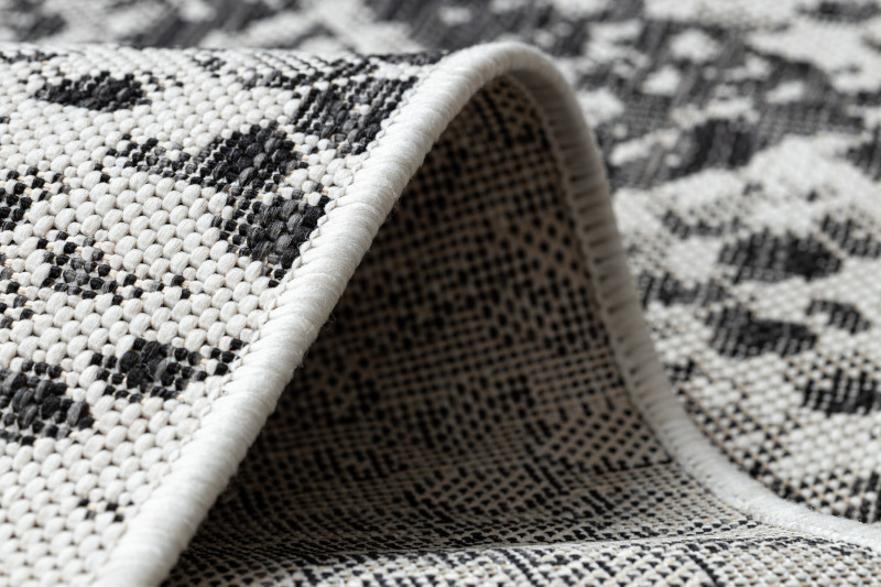 Kusový koberec Sion Sisal Snake`s skin 22162 ecru/black – na ven i na doma 80x150 cm (obrázek 6)