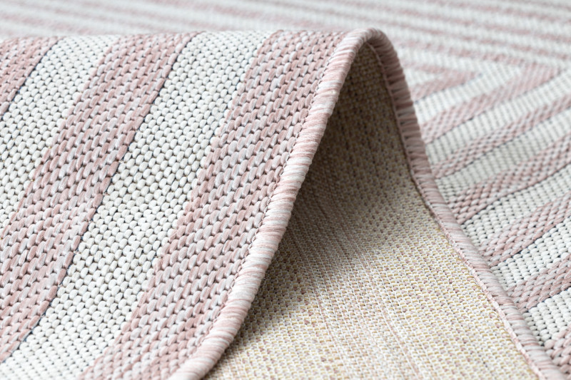 Kusový koberec Sion Sisal Labirinth 22376 pink/ecru – na ven i na doma 80x150 cm (obrázek 13)